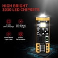 thumbnail image 4 of 2Pcs Car T10 LED License Plate Light Bulbs Super Bright 6000K White Vehicle Lamp, 4 of 9