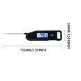 thumbnail image 3 of XYKA Thermapen Meat For Cooking Instant Read Food With Foldable Probe Backlight And For Deep Fry BBQ Grill And Roast Turkey Lightweight and Compact in Size, 3 of 6