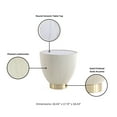 thumbnail image 3 of Manhattan Comfort Anderson End Table 2.0 with Steel Frame in Cream, 3 of 8