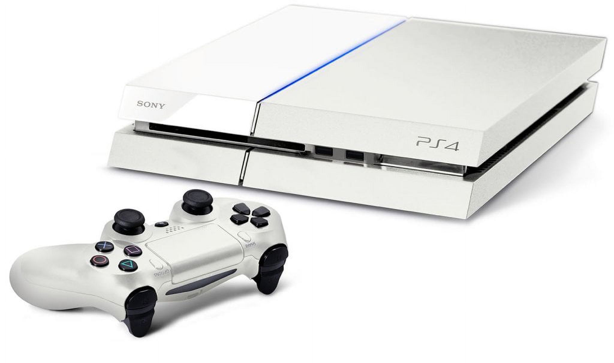 Restored Sony PlayStation 4 500GB Gaming Console White, HDMI