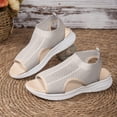 thumbnail image 4 of Modisza Women Arch Support Walking Sandals Comfortable Plantar Fasciitis Non Slip Mesh Slide Shoes Summer Open Toe Sport Sandal Brown 7.5, 4 of 6