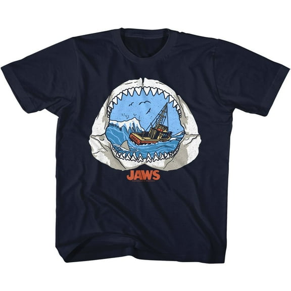 Jaws Jaw View Navy Toddler T-Shirt