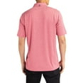 thumbnail image 2 of Men's Cutter & Buck Heather Cardinal Arkansas Razorbacks Alumni Forge Eco Double Stripe Stretch Recycled Polo, 2 of 2