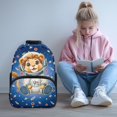 thumbnail image 2 of Yuyamidu Lion School Bags for Teens Boys Girls Cool Backpacks, Primary Schoolbags Students Shoulder Bags with Front Pocket & Side Pockets, 2 of 7