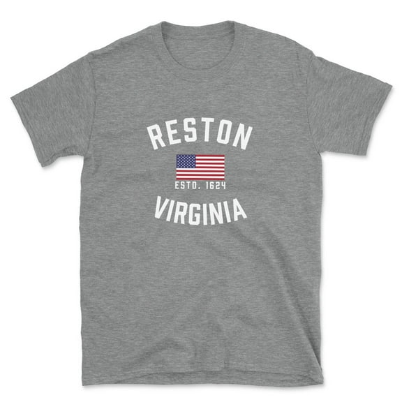 Reston Virginia Patriot Men's Cotton T-Shirt