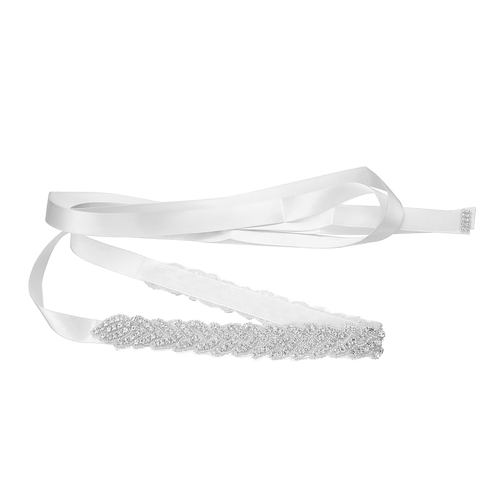 NUOLUX Hand Sewing Crystal Wedding Dress Belt Beautiful Bridal Dress