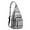 Black, variant on Bohemian Rustic Sling Backpack – Crossbody Chest Bag