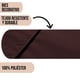 thumbnail image 4 of Cortinas Black Out Lisas Color Chocolate con Argollas Castelog C8073, 4 of 6