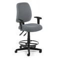 thumbnail image 2 of OFM Posture Series Model 118-2-AA-DK Swivel Task Chair with Arms and Drafting Kit, Fabric, Mid-Back, Gray, 2 of 3
