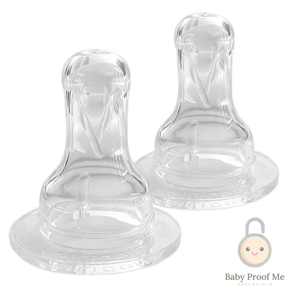 Tetinas de silicona anticólicos Baby Proof Me para biberón, nivel 2 - flujo medio, paquete de 2 7