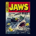 thumbnail image 2 of Mens Jaws Retro Comic Book Shark T Shirt, 2 of 5