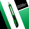 thumbnail image 2 of 5x Bulk Small Green Utility Knife Box Cutter Snap Off Blade 9MM Blade, 2 of 7