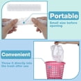 thumbnail image 4 of GMZW 240Pcs Extra Large Disposable Shower Caps, Thick Waterproof Plastic Hair Caps , Elastic Fit for Women & Men, Perfect for Bath, Travel, Spa, Home, Hair Dye, Hotels, 4 of 7