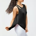 thumbnail image 2 of AherBiu Workout Tank Tops for Women Lightweight Side Slit Casual Loose Gym Activewear Athletic T Shirts, 2 of 4