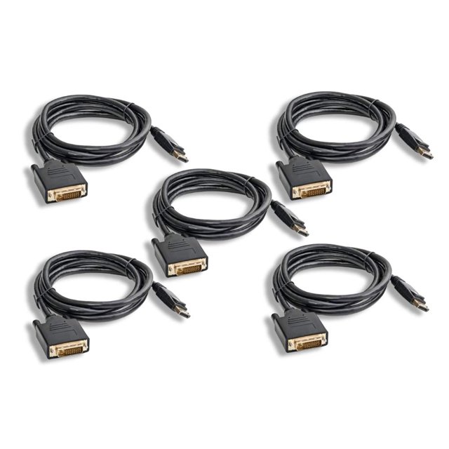Cables DisplayPort a DVI de Cablelera, paquete de 5 unidades (ZPK016SI-05)