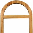 thumbnail image 3 of 4.75 X 23.75 X 1.25 Brown Rustic With Minimalist Window Frame Dressing Mirror - Black, 3 of 4