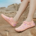 thumbnail image 2 of Dakaela Water Shoes for Men Women Swim Beach Hiking Barefoot Socks Quick Dry Aqua Sneakers Pink 5.5, 2 of 7