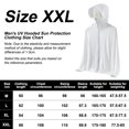 thumbnail image 2 of 1 adulto blanco de cuello alto con sombrero de verano protección UV ropa de piel fina protector solar, 2 of 5