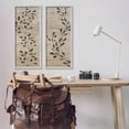 thumbnail image 2 of Rustic Botanical Winding Sprigs Botanical & Floral Graphic Art Gray Framed Art Print Wall Art, Set of 2, 2 of 8