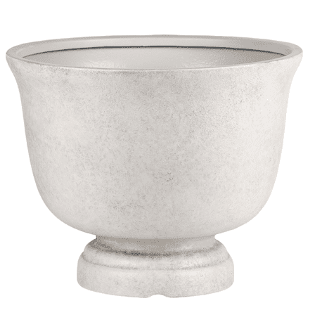 Better Homes & Gardens 20 inch Carmen Urn Planter, Gypsum with Modern Design for Indoor Outdoor Plant