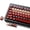 Red, variant on COSTOM Double Shot PBT Keycaps, 128 Keys Jelly Keycap MOA Profile, Lipstick Color Cute Custom Key caps for 61/64/68/84/87/100/104/108 Cherry MX Gateron Swithes Mechanical Keyboards