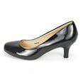 thumbnail image 3 of DREAM PAIRS Women's Bridal Wedding Party Low Heel Pump Shoes LUVLY BLACK/PAT Size 8, 3 of 6