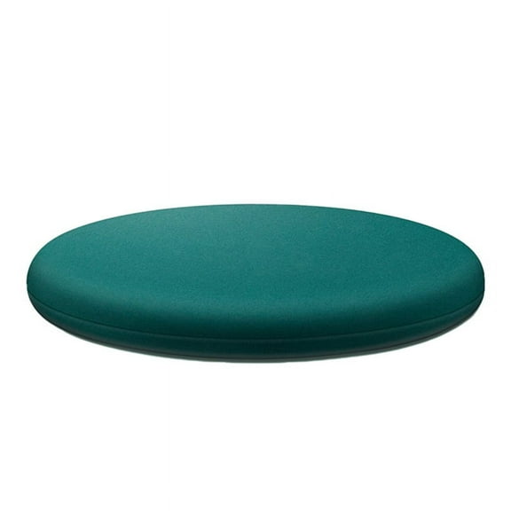 16 in Soft Futon Cushion, Memory Foam Round Cushion Padded Home Decor Futon Non-Slip Chair Pads, Dark Green