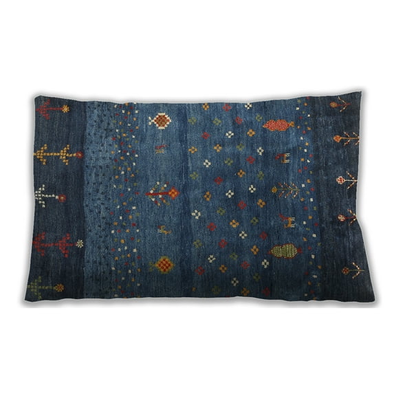 Ahgly Company Outdoor Rectangular Contemporary Lumbar Throw Pillow, 13 inch by 19 inch