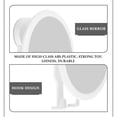 thumbnail image 4 of RUNROTOO 1Set Wall Mounted Mirror for Bathroom with Adhesive High Definition ABS Glass, 4 of 8