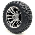thumbnail image 2 of Golf Cart Wheels and Tires Combo - 14" Madjax Velocity Chrome Package - Set of 4, 2 of 4