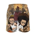 thumbnail image 3 of The Boondocks Men's Swim Trunks Board Shorts Drawstring Elastic Waist Quick Dry Swimsuits Beach Shorts with Pockets M, 3 of 8