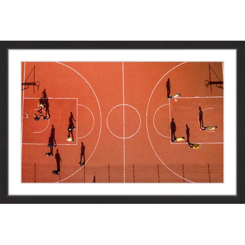 Marmont Hill 'Basketball Court' Framed Photographic Print