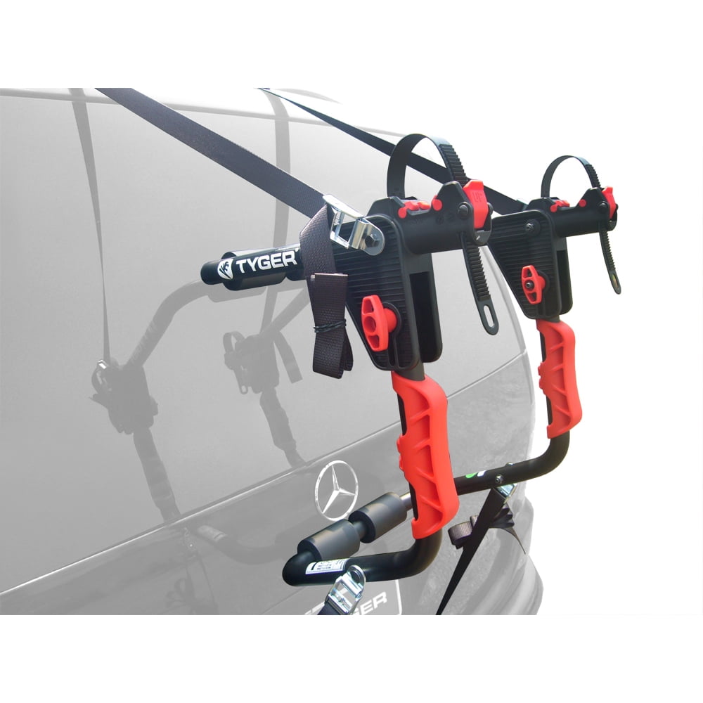 Tyger Auto TGRK1B204B Deluxe Black 1Bike Trunk Mount Bicycle Carrier