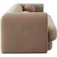 thumbnail image 4 of Diamond Sofa FORMSOCA Form Performance Velvet Sofa with Two Accent Pillow Balls, Camel, 4 of 7