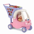 thumbnail image 1 of Little Tikes Cozy Shopping Cart Pink/Purple, 1 of 5