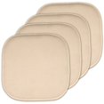 thumbnail image 2 of Sweet Home Collection 16-in. Square Non-slip Memory Foam Seat Cushions (2 OR 4) - 16 X 16 Linen Set of 4 Indoor-Outdoor, Lounge, Non Slip, 2 of 5