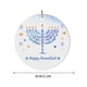thumbnail image 3 of Adorno acrílico de Christmukkah | Colgante decorativo para árbol de Navidad y Hanukkah (8 x 8 cm) | Combina tradiciones judías y cristianas | Regalo familiar para niños y adultos, 3 of 4