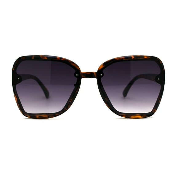 Classic 90s Plastic Butterfly Womens Fashion Sunglasses Tortoise Smoke