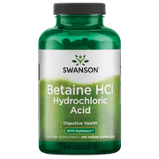 Swanson Hydrochloric Acid w/Pepsin 250 Capsules
