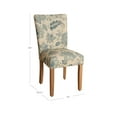 thumbnail image 2 of HomePop Lexie Upholstered Parson Accent Dining Chair, Blue Jacobean, 2 of 2