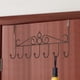 thumbnail image 1 of Fiudx Perchero para Puerta, Ahorra Espacio, Construcción de Hierro Resistente, Superficie Lisa para Evitar Daños, Solución de Almacenamiento Versátil, Baño, Dormitorio, Tamaño 41,7 X 22,2 X 5 Cm, 1 of 6