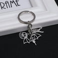 thumbnail image 4 of 1pc Halloween Keyring Metal Pendant Funny Hanging Decor Key Chains Keyring for Halloween Bag Car Key, 4 of 6