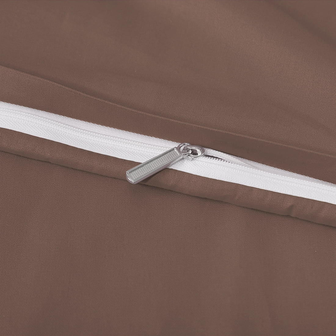 Unique Bargains Cotton Zippered Body Pillowcase Pillow Cover Coffee 20" x 60"