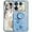 Blue, variant on for Infinix Note 40 Pro Slim Case, Crystal Bling Clear Glitter Sparkle Diamond Flowers Floral Design Soft Silicone Cover with Ring Kickstand for Infinix Note 40 Pro HSF-Purple