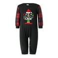thumbnail image 2 of Meihuid Christmas Pajamas Matching Family Pj Set Long Sleeve Tops and Plaid Pants for Sleepwear Soft Loungewear Pjs, 2 of 9