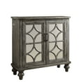 thumbnail image 6 of ACME Velika 2-Door Wooden Console Table in Weathered Gray, 6 of 8