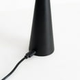 thumbnail image 2 of Enoki 12" Portable and Rechargeable LED Bistro Table Lamp in Black Finish, 3-Way Dimming, 2 of 5