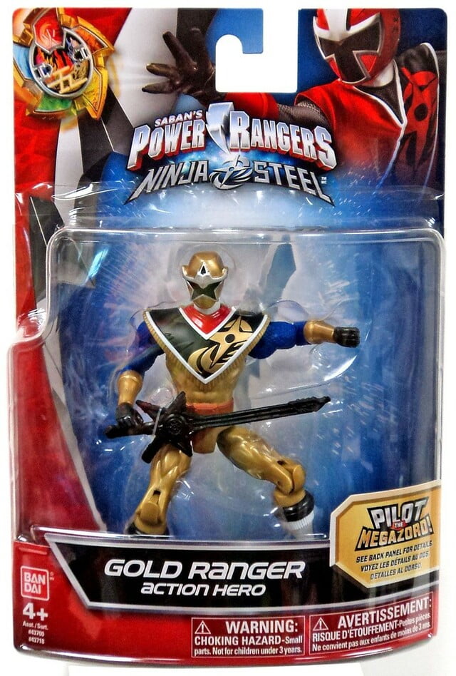 Power Rangers Action Heroes Gold Ranger Action Figure - Walmart.com