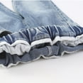 thumbnail image 4 of Ruyang Girl's Butterfly Flared Jeans Y2k Denim Pants Bell Bottom Stretchy Jeans Trousers with Pocket Teens Kids Bootcut Fit Outfits, 4 of 7