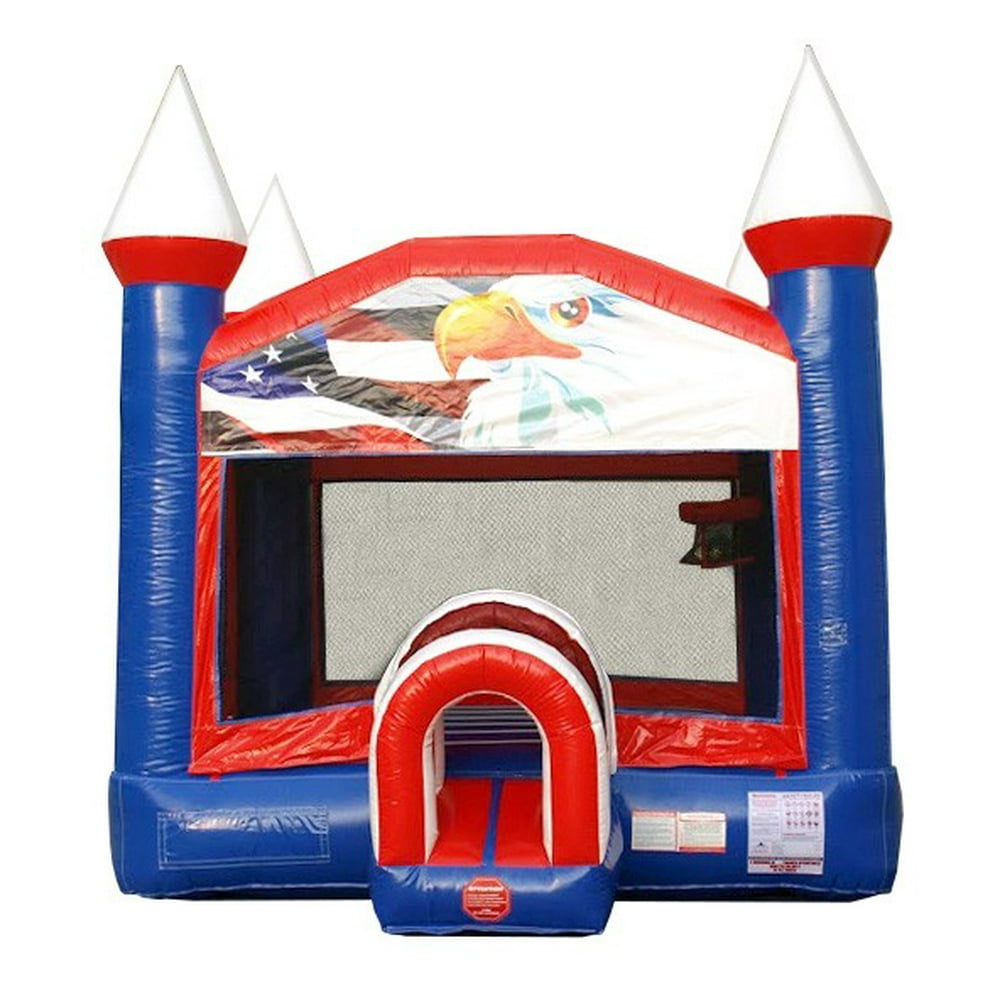 Pogo Commercial Inflatable Bounce House Patriot Bouncy Castle